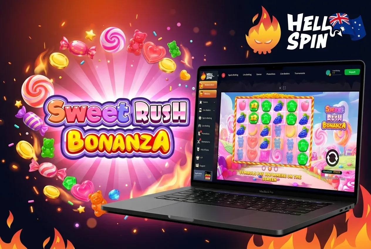 Sweet Rush Bonanza pokie by Pragmatic Play at HellSpin